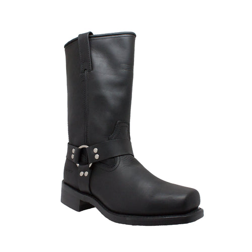 Men's 13" Harness Boot Black - 1442 - Shop Genuine Leather men & women's boots online | AdTecFootWear